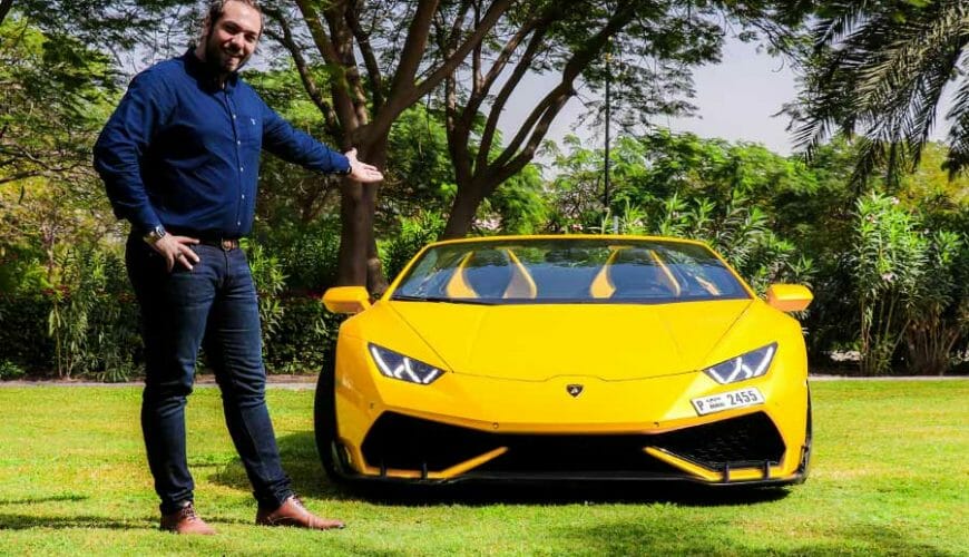 lamborghini for rent in Dubai