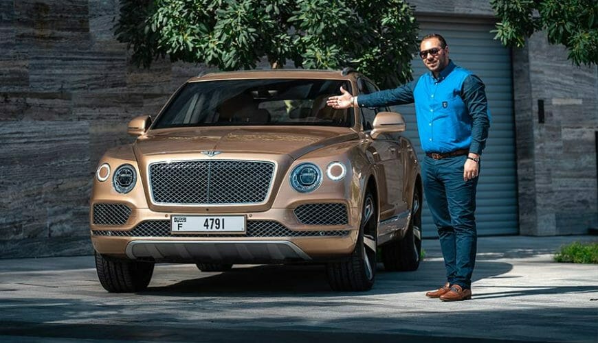 Luxury car rental in Dubai