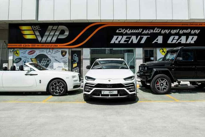 Luxury car rental in Dubai