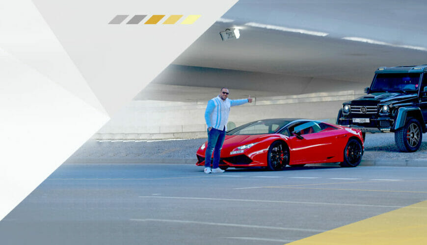 Sports car for rent in Dubai