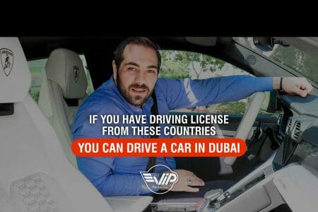 With driving licenses of these countries you can drive in Dubai!