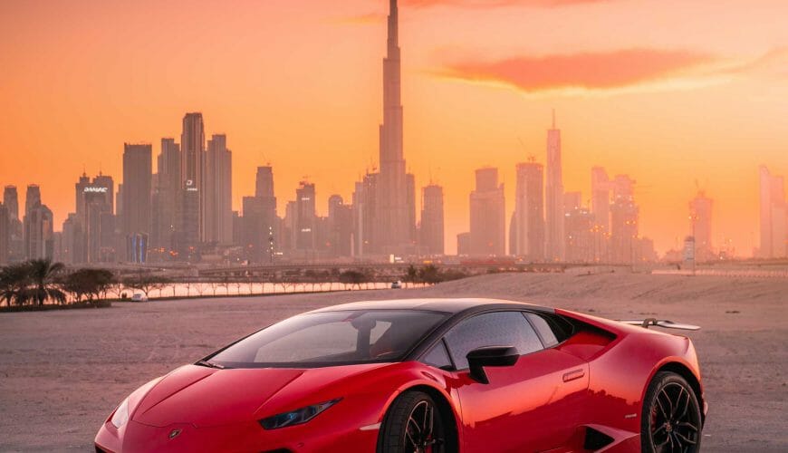 Luxury car rental in Dubai