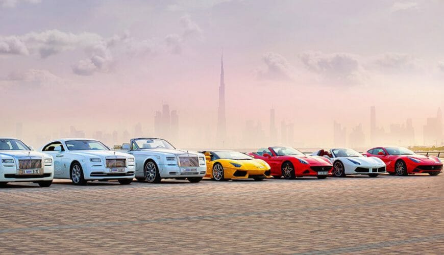 Luxury car rental in Dubai