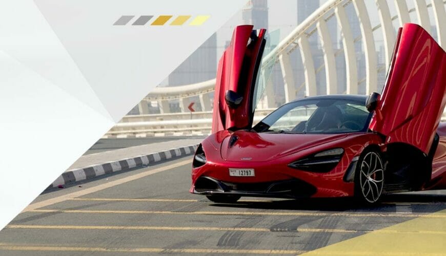 mclaren for rent in dubai