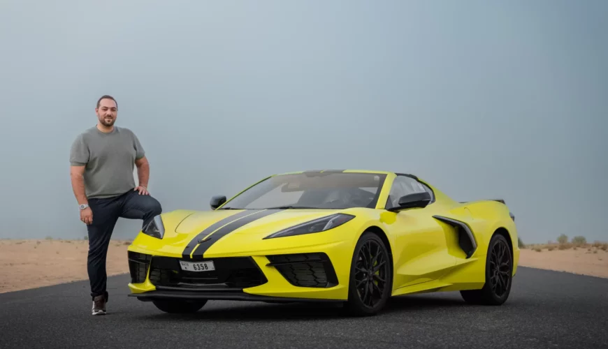 Corvette for rent in Dubai