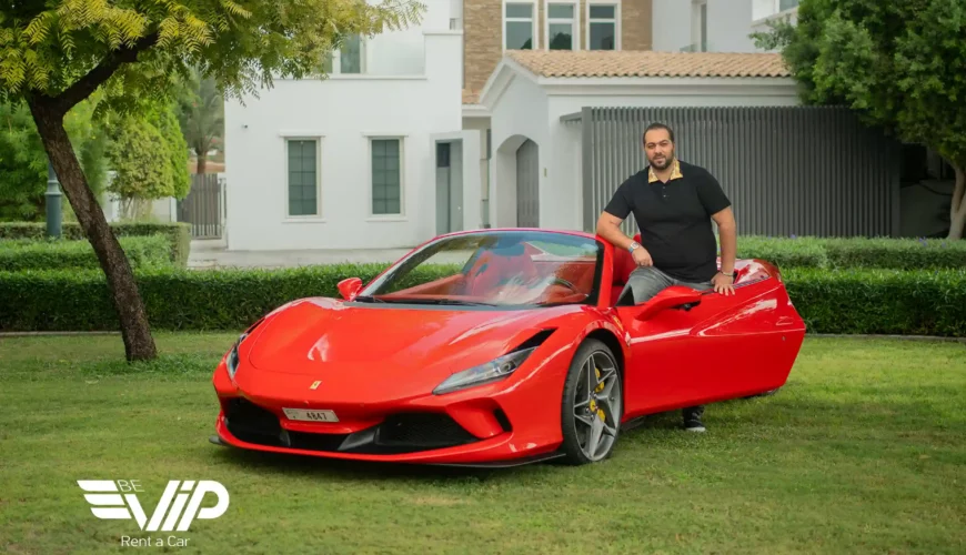 Ferrari F8 Spider For Rent In Dubai