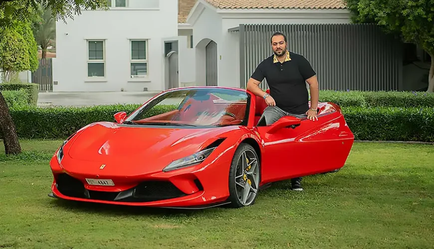 Ferrari F8 Spider For Rent In Dubai