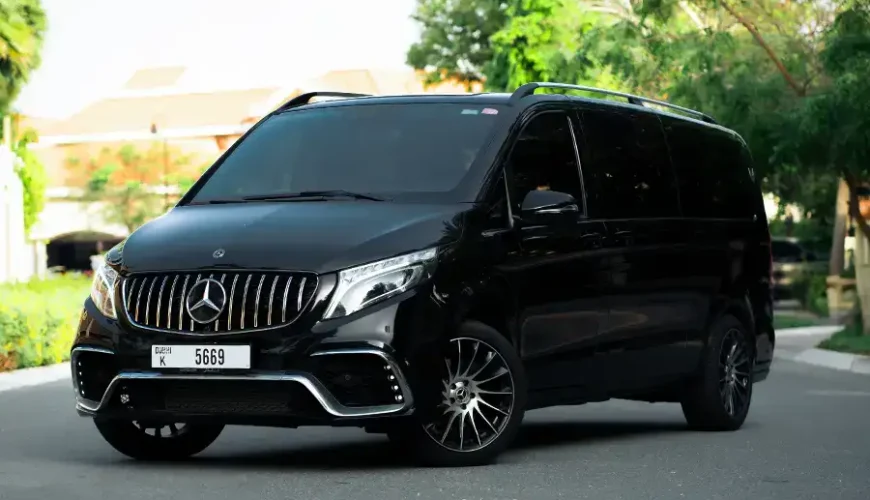 mercedes v class for rent in dubai